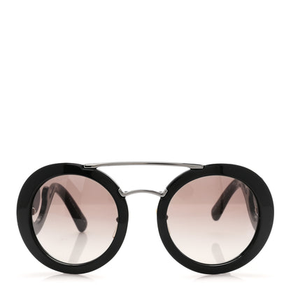 Prada Baroque Sunglasses SPR 13S Black 2 of 8