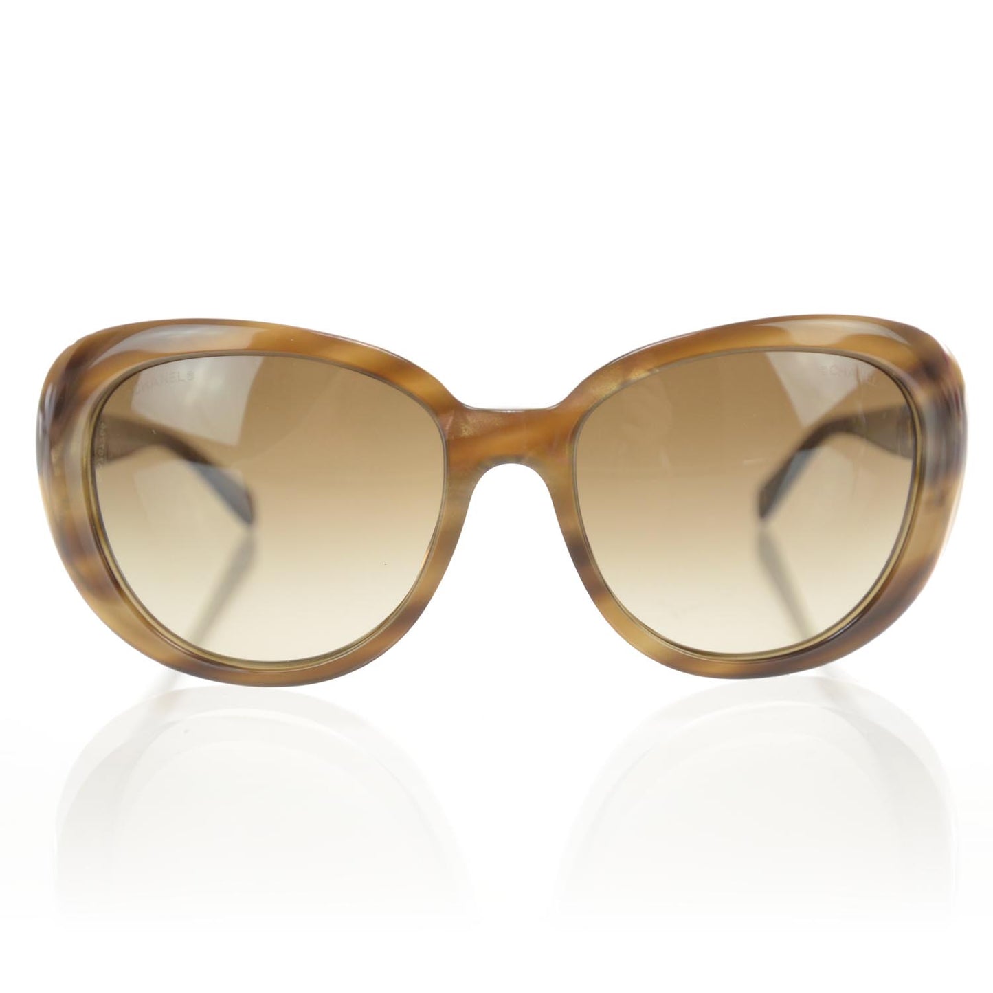 Tortoise Shell Crystal CC Sunglasses 5151