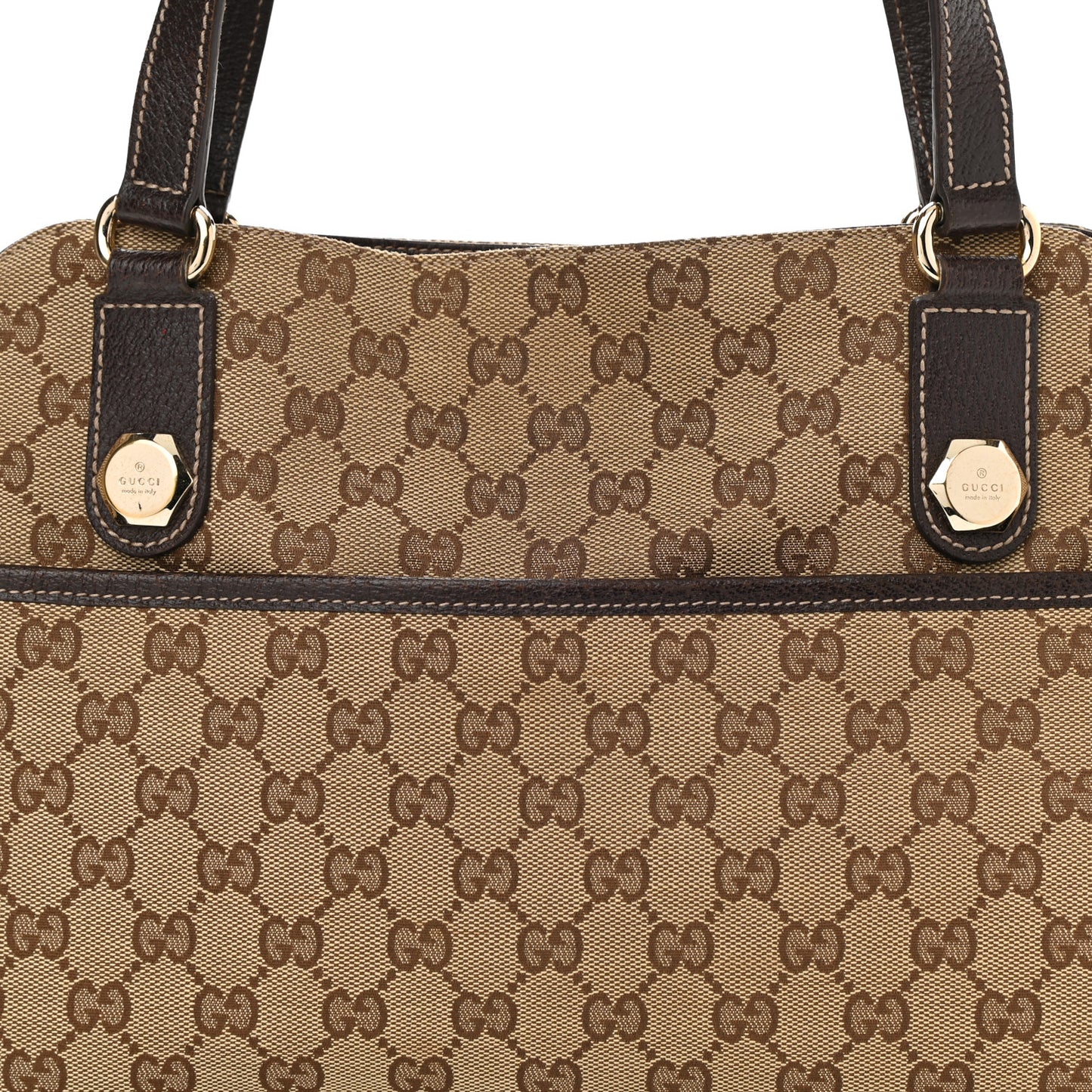 Monogram Medium Charmy Shoulder Bag Brown