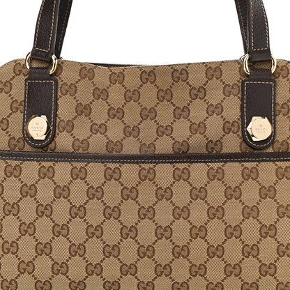 Gucci Monogram Medium Charmy Shoulder Bag Brown 8 of 12