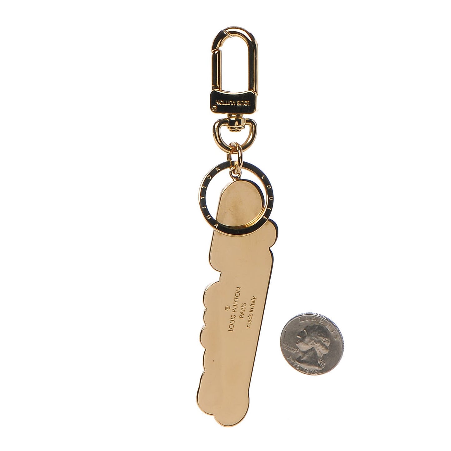 New Wave Bag Charm Key Holder Multicolor