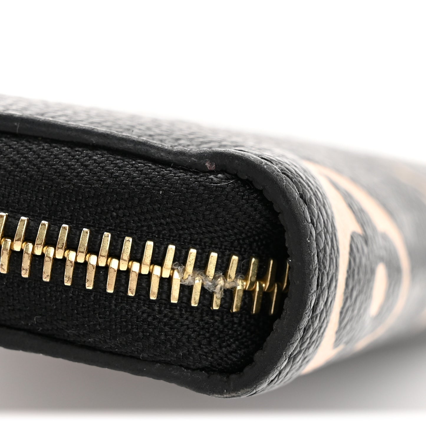Empreinte Monogram Giant Zippy Wallet Black Beige