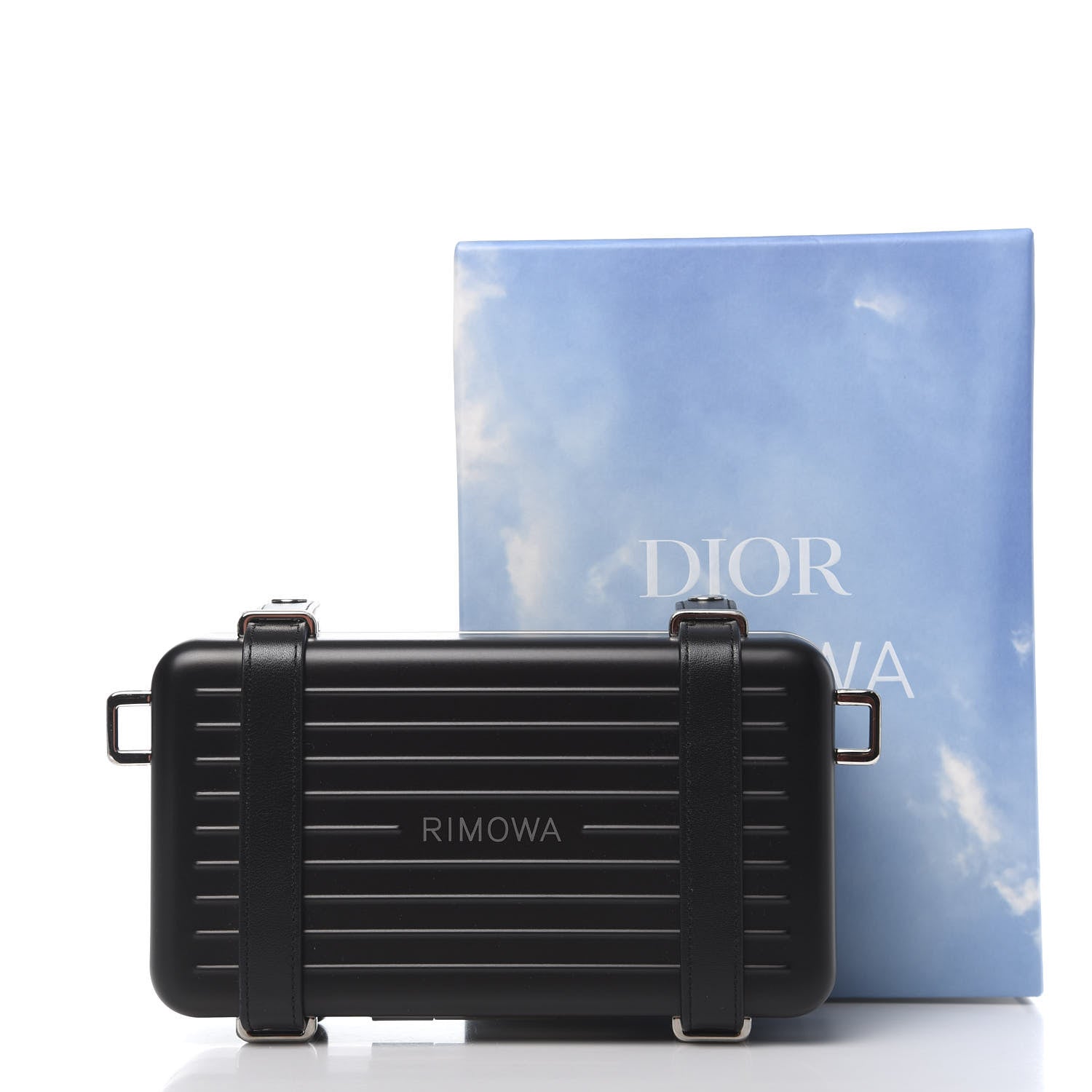 Christian Dior X RIMOWA Aluminum Personal Clutch On Strap Black 10 of 10