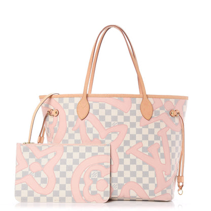 Louis Vuitton Damier Azur Tahitienne Neverfull MM 1 of 8
