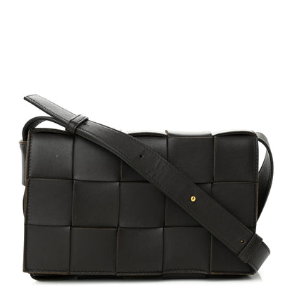 Bottega Veneta Lambskin Maxi Intrecciato Cassette Crossbody Bag Fondant 1 of 9