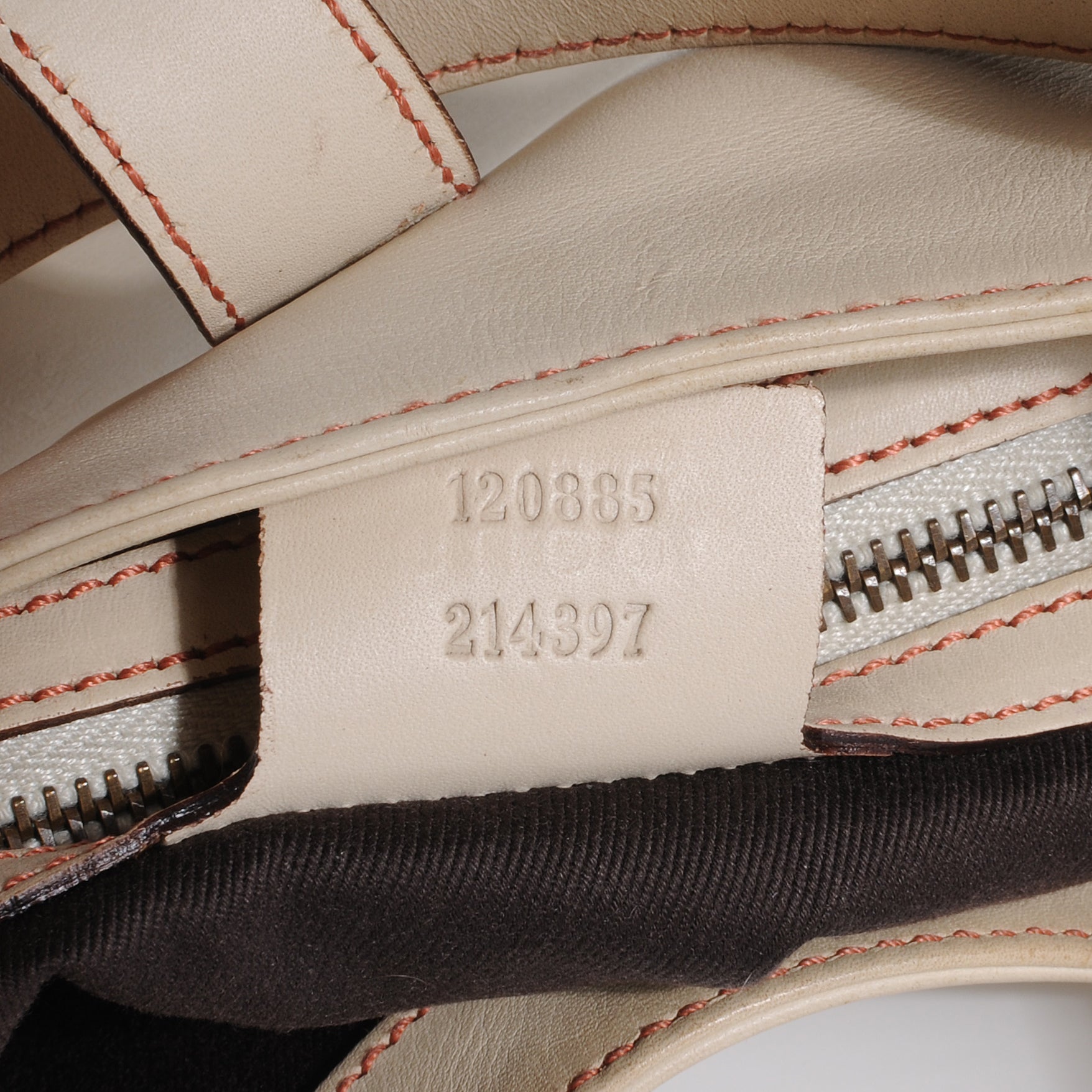 Gucci Leather Small Piston Lock Jackie O Hobo Off White 6 of 7