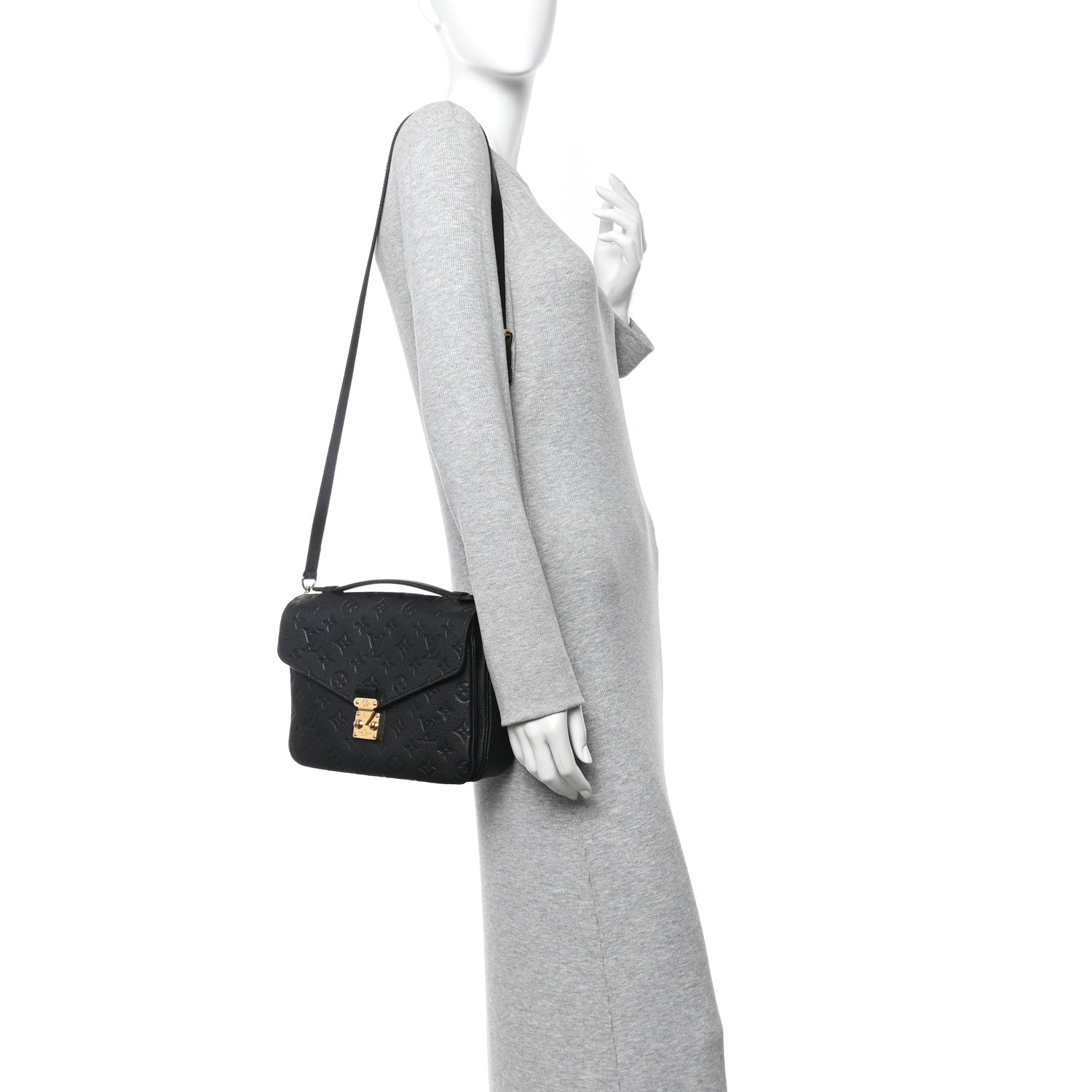 Louis Vuitton Empreinte Pochette Metis Black 2 of 10