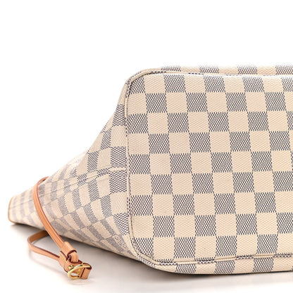 Louis Vuitton Damier Azur Neo Neverfull MM Rose Ballerine 9 of 13