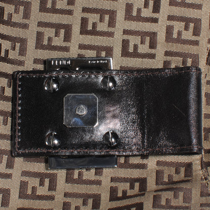 Fendi Zucchino Small Hobo Tobacco 9 of 10
