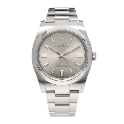 Rolex Stainless Steel 36mm Oyster Perpetual Watch Silver 126000 1 of 5