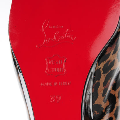 Christian Louboutin Patent Cynthia Sling Back Wedges 39 7 of 7