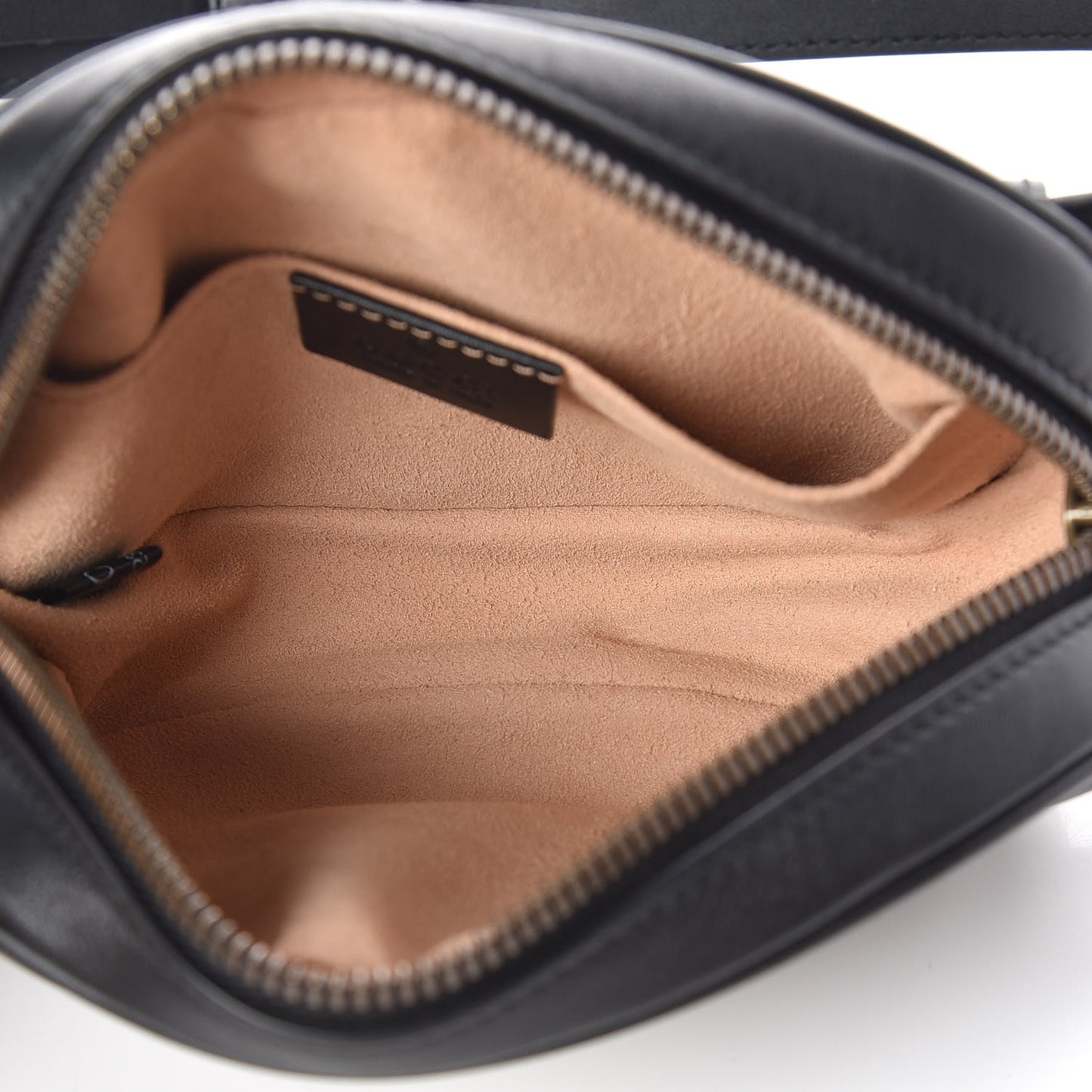Calfskin Matelasse GG Marmont Belt Bag 75 30 Black