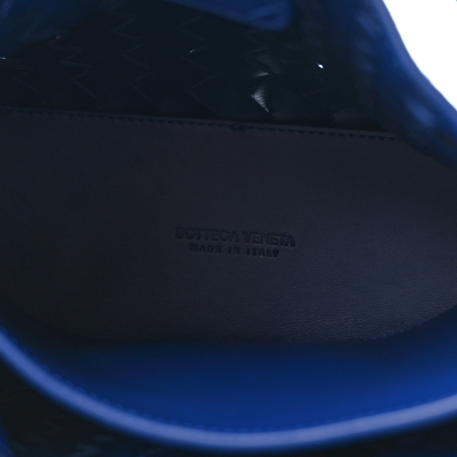 Bottega Veneta Suede Intrecciato Small Andiamo Shoulder Bag Royal Blue 5 of 11