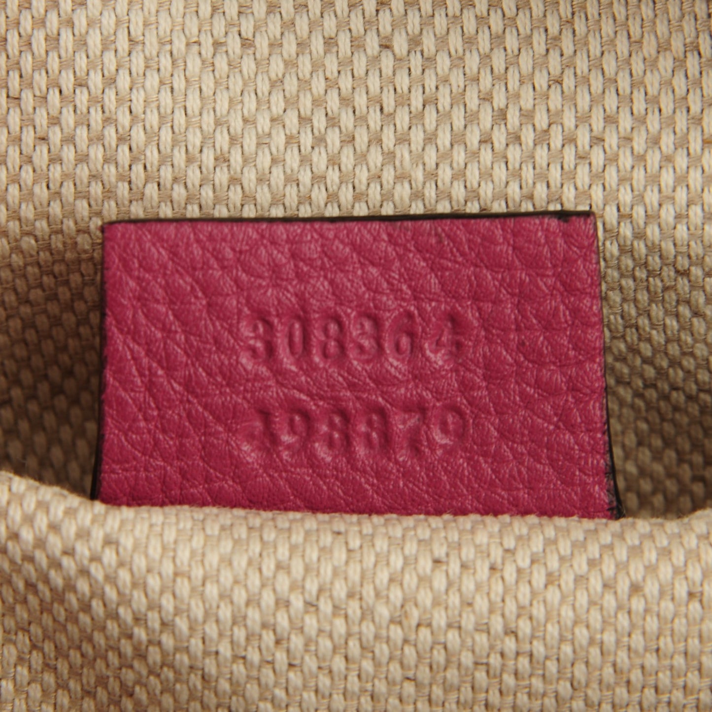 Pebbled Calfskin Small Soho Disco Bag Mauve