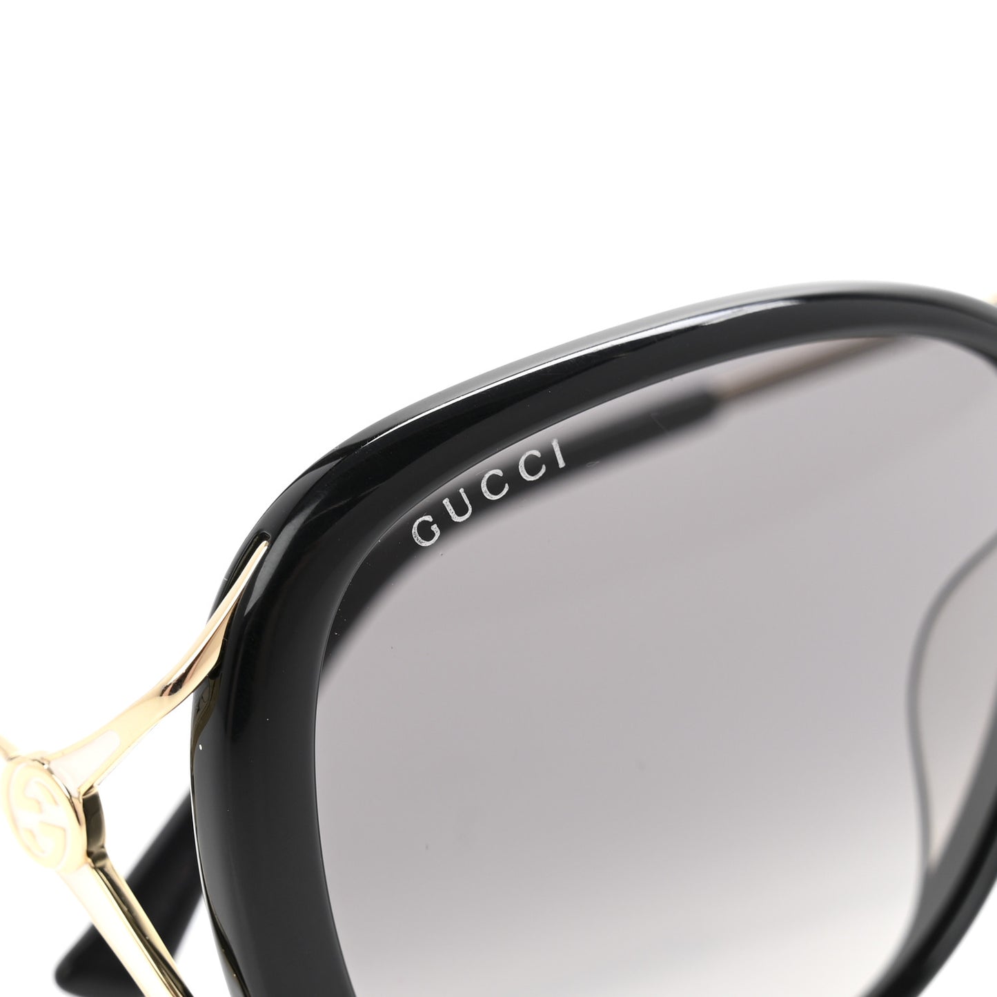 Acetate Metal Oversized Sunglasses GG0649SK Black