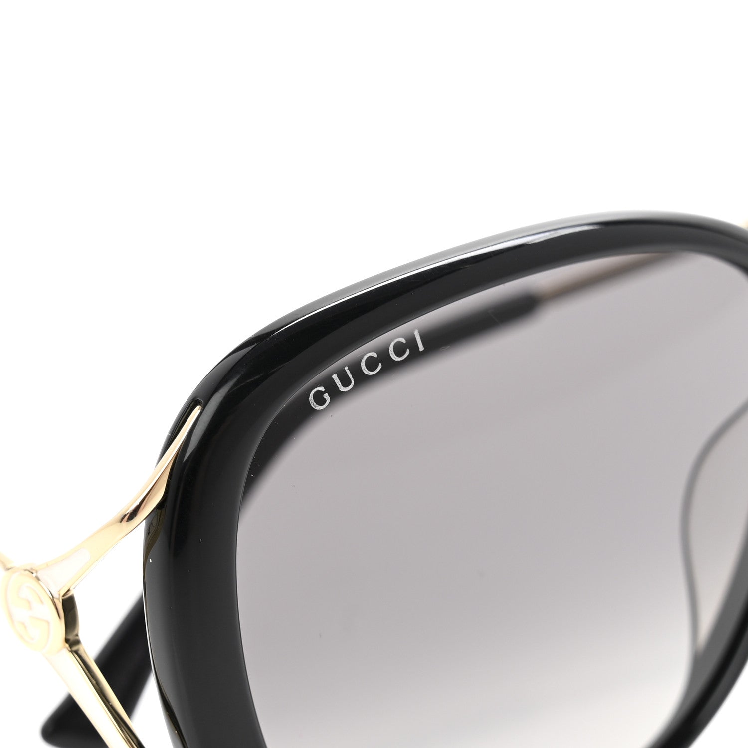 Gucci Acetate Metal Oversized Sunglasses GG0649SK Black 8 of 10