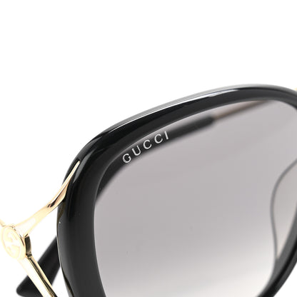 Gucci Acetate Metal Oversized Sunglasses GG0649SK Black 8 of 10