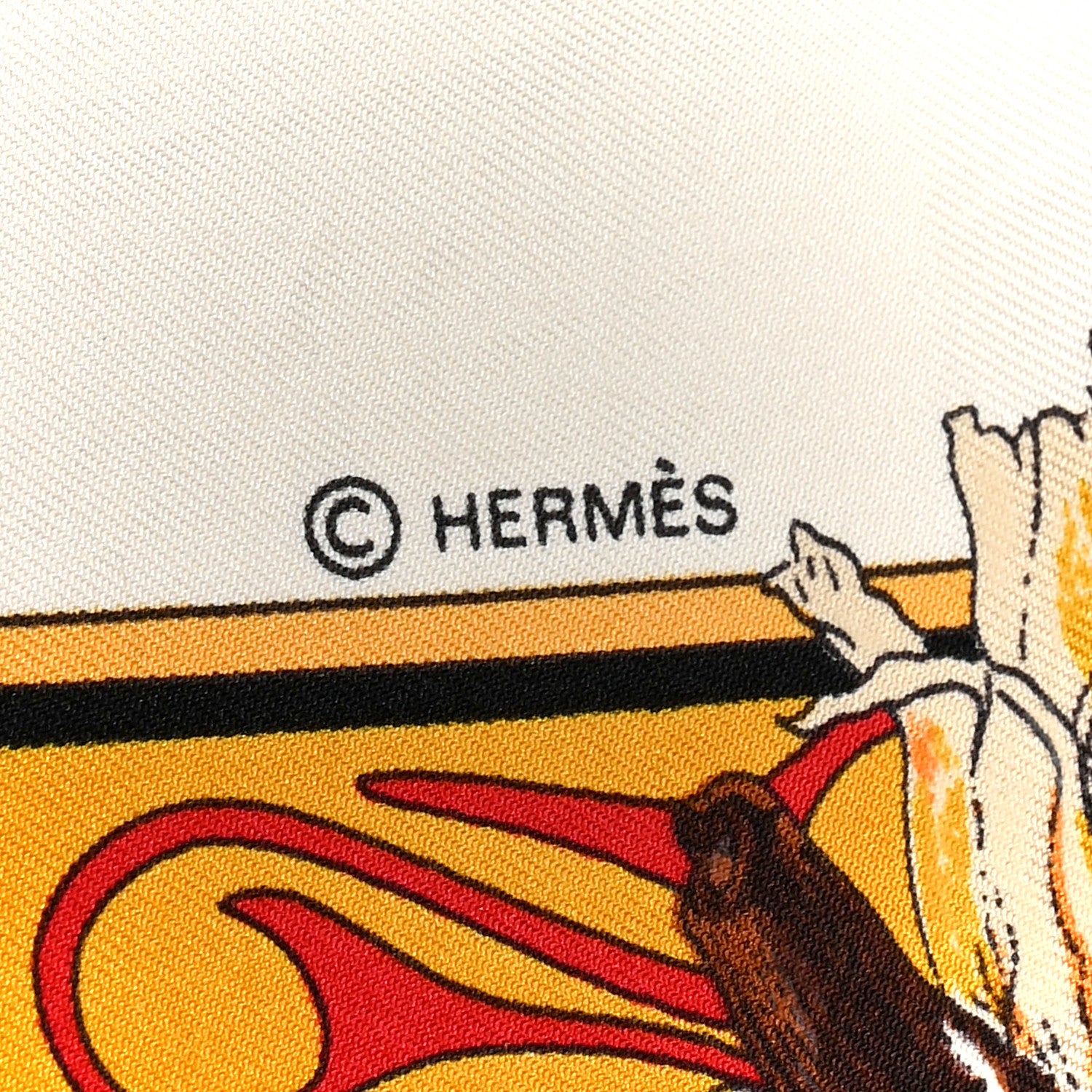 Hermes Silk Kachinas Wash Scarf 90 4 of 6