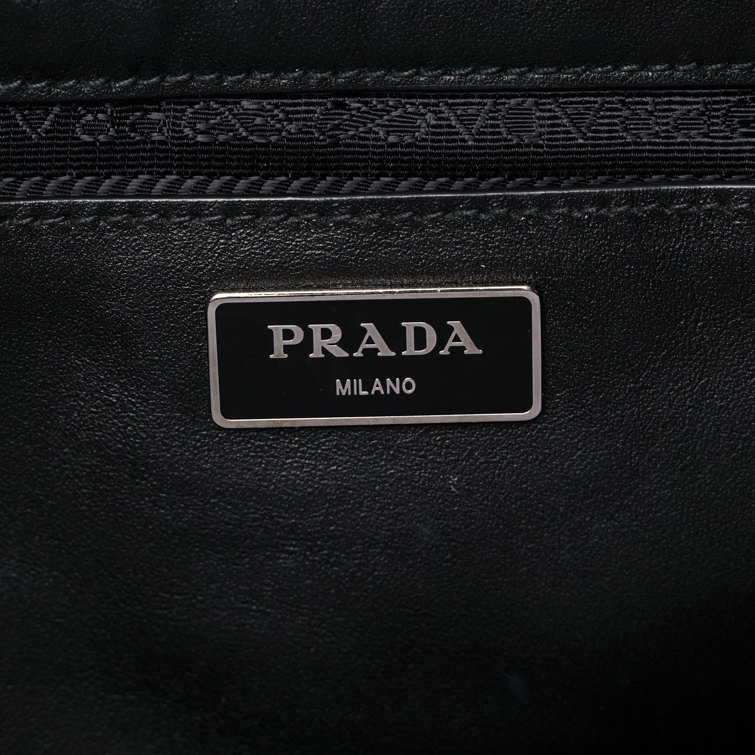 Prada Soft Calfskin Tote Ebano Black 6 of 14