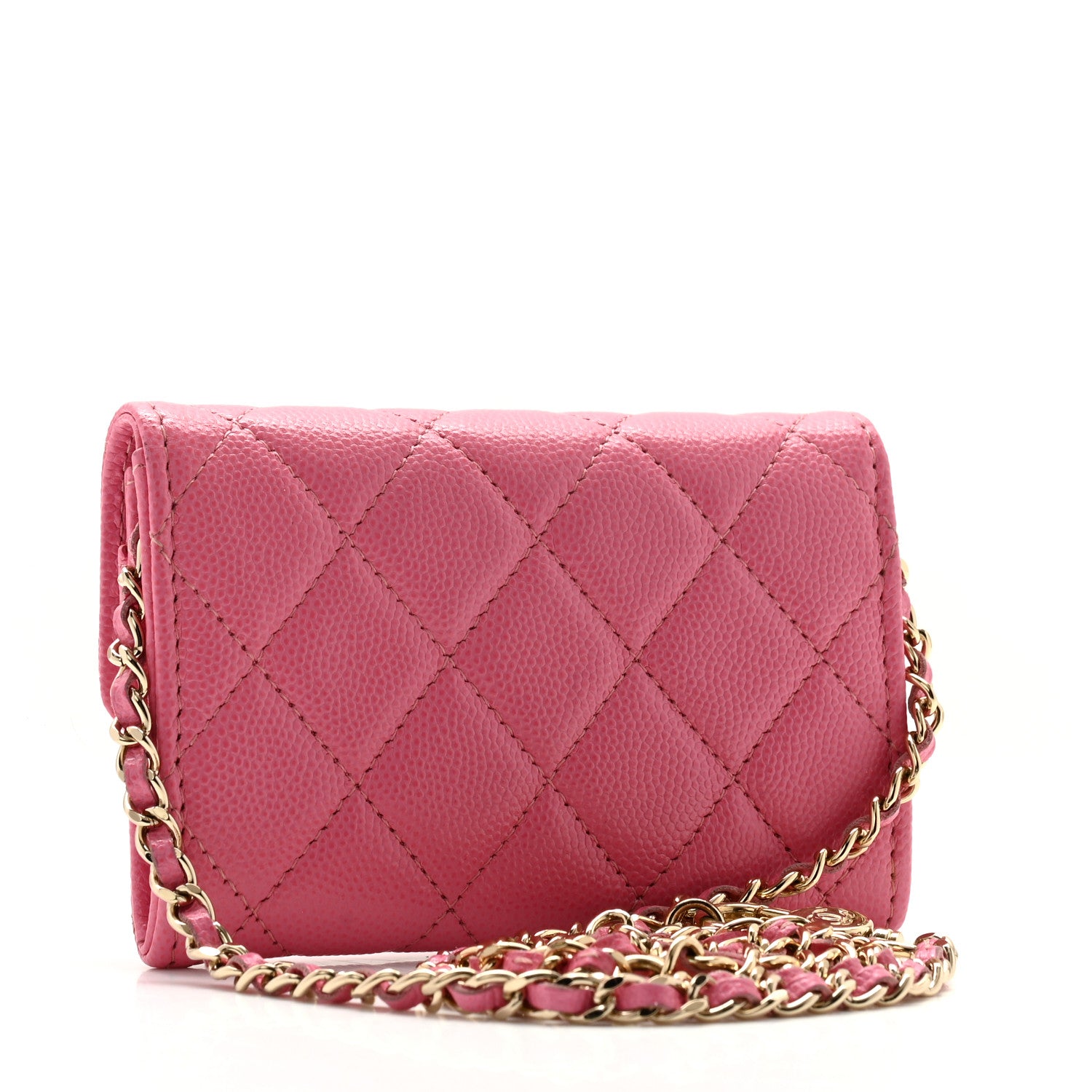 Chanel Caviar Quilted Belt Bag Pink 3 of 10