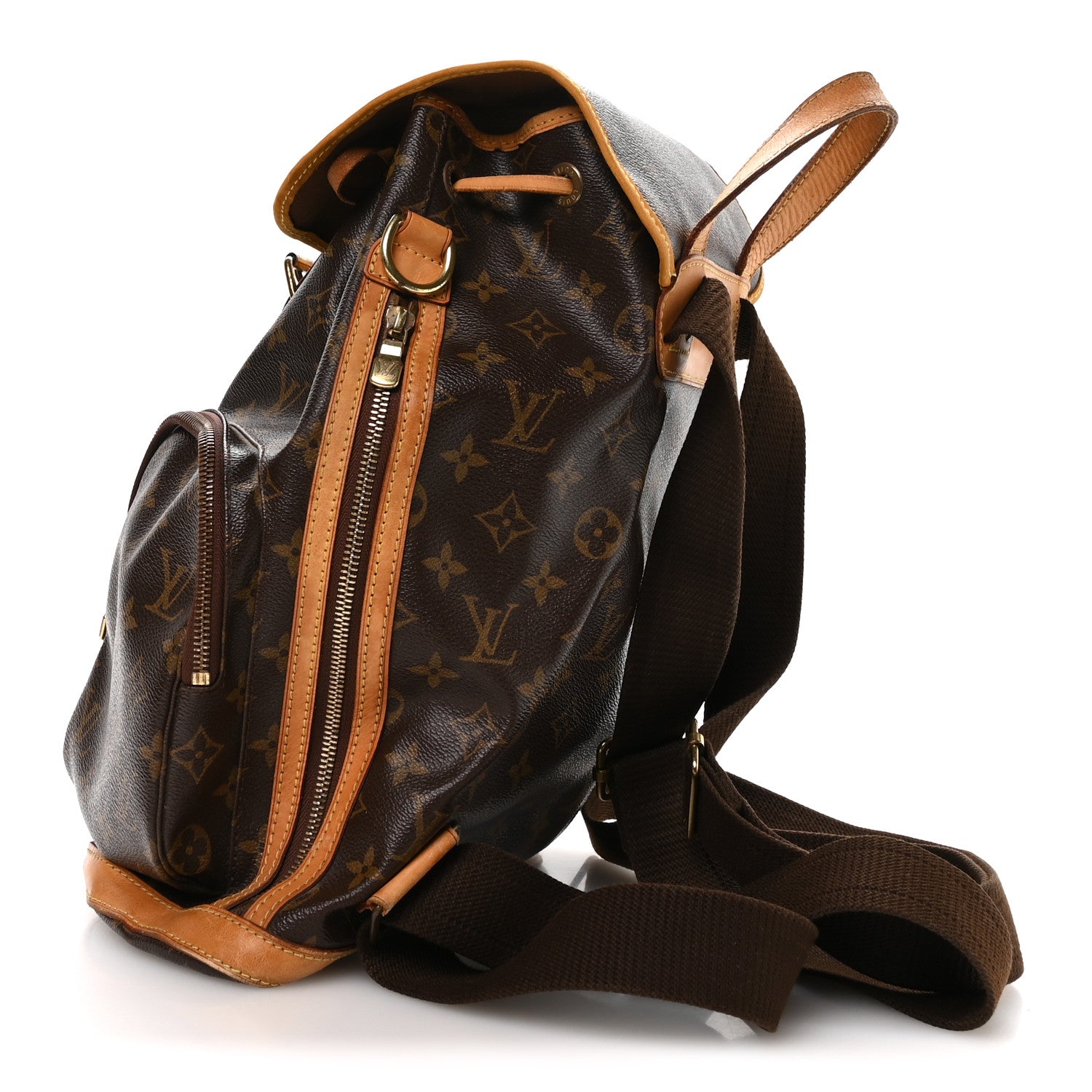 louis vuitton bosphore backpack monogram bag Women's Canvas Louis Vuitton Monogram Canvas Bosphore Backpack in Brown