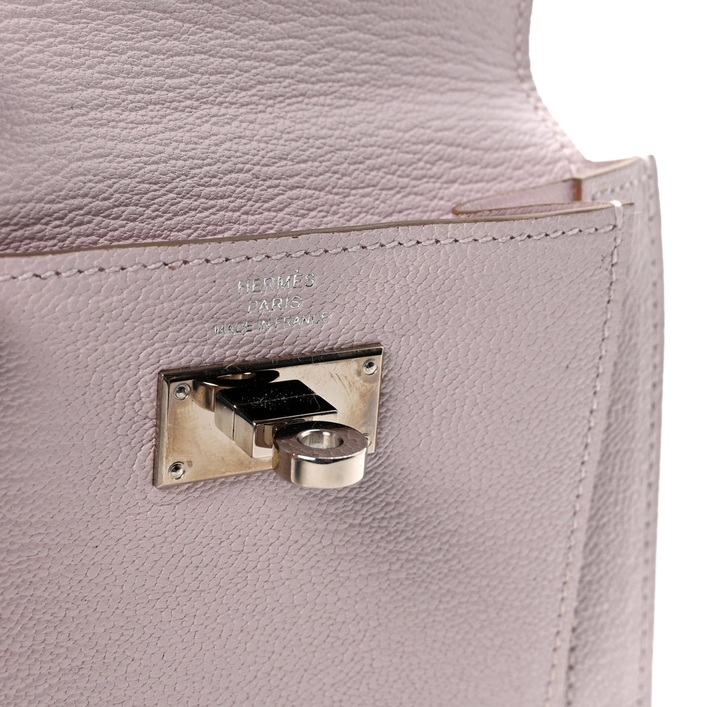 Chevre Mysore Kelly Pocket Compact Wallet Mauve Pale