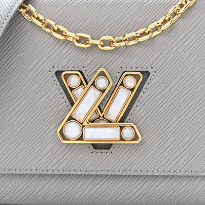 Louis Vuitton Epi Moonstone Twist Shoulder Bag MM Grey 9 of 12