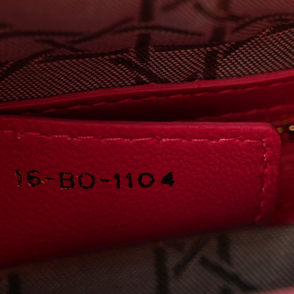Christian Dior Lambskin Cannage Medium Lady Dior Pink 6 of 8