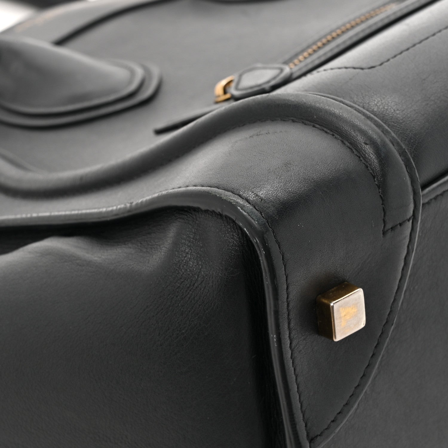 Celine Smooth Calfskin Mini Luggage Black 10 of 19