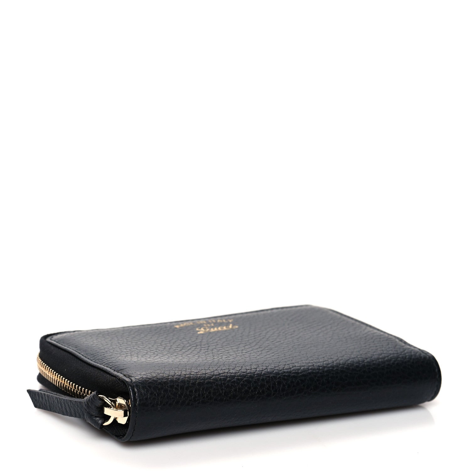 Gucci Dollar Calfskin Medium Swing Zip Around Wallet Black 4 of 7