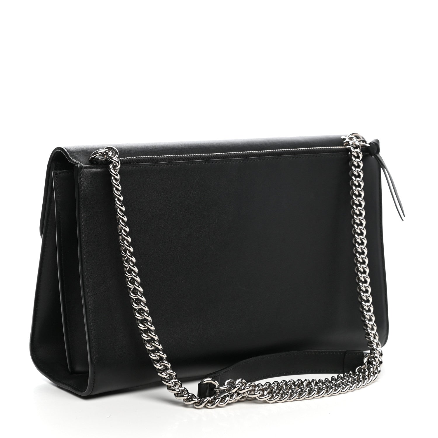 Gucci Moon Calfskin Medium Interlocking G Shoulder Bag Black 3 of 11