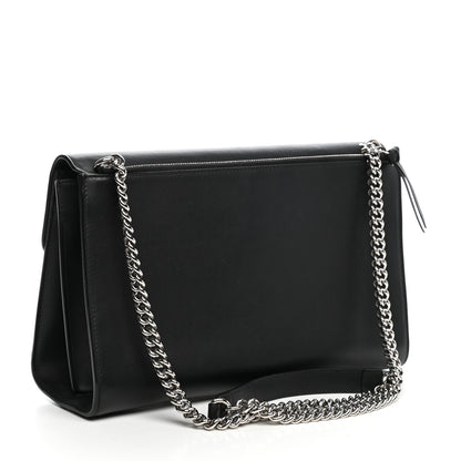 Gucci Moon Calfskin Medium Interlocking G Shoulder Bag Black 3 of 11