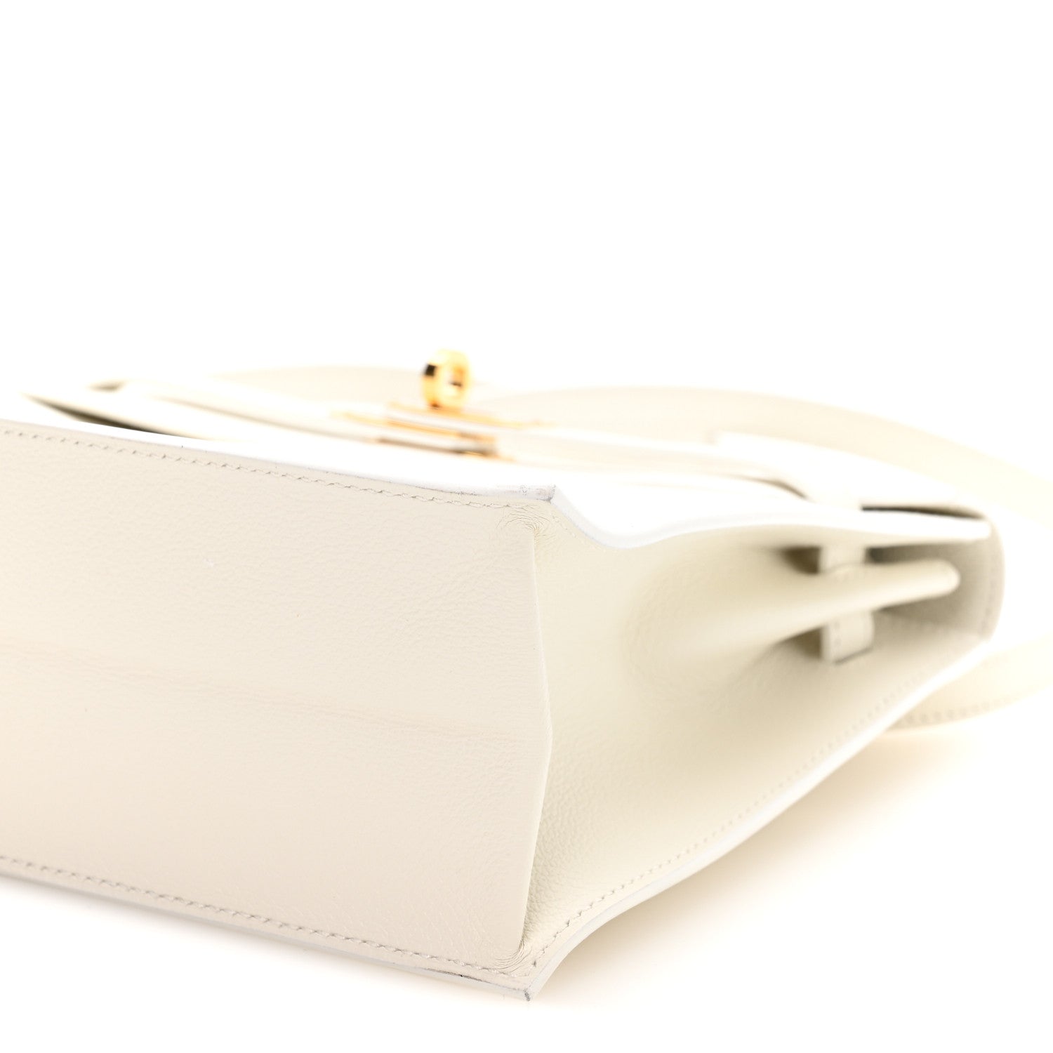 Hermes Evercolor Kelly Danse II Belt Bag White 10 of 10