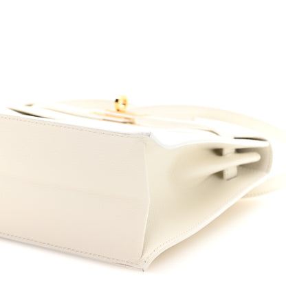 Hermes Evercolor Kelly Danse II Belt Bag White 10 of 10