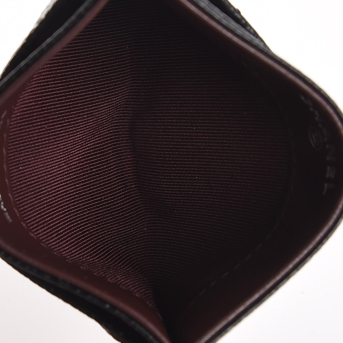 Caviar Quilted Card Holder Black