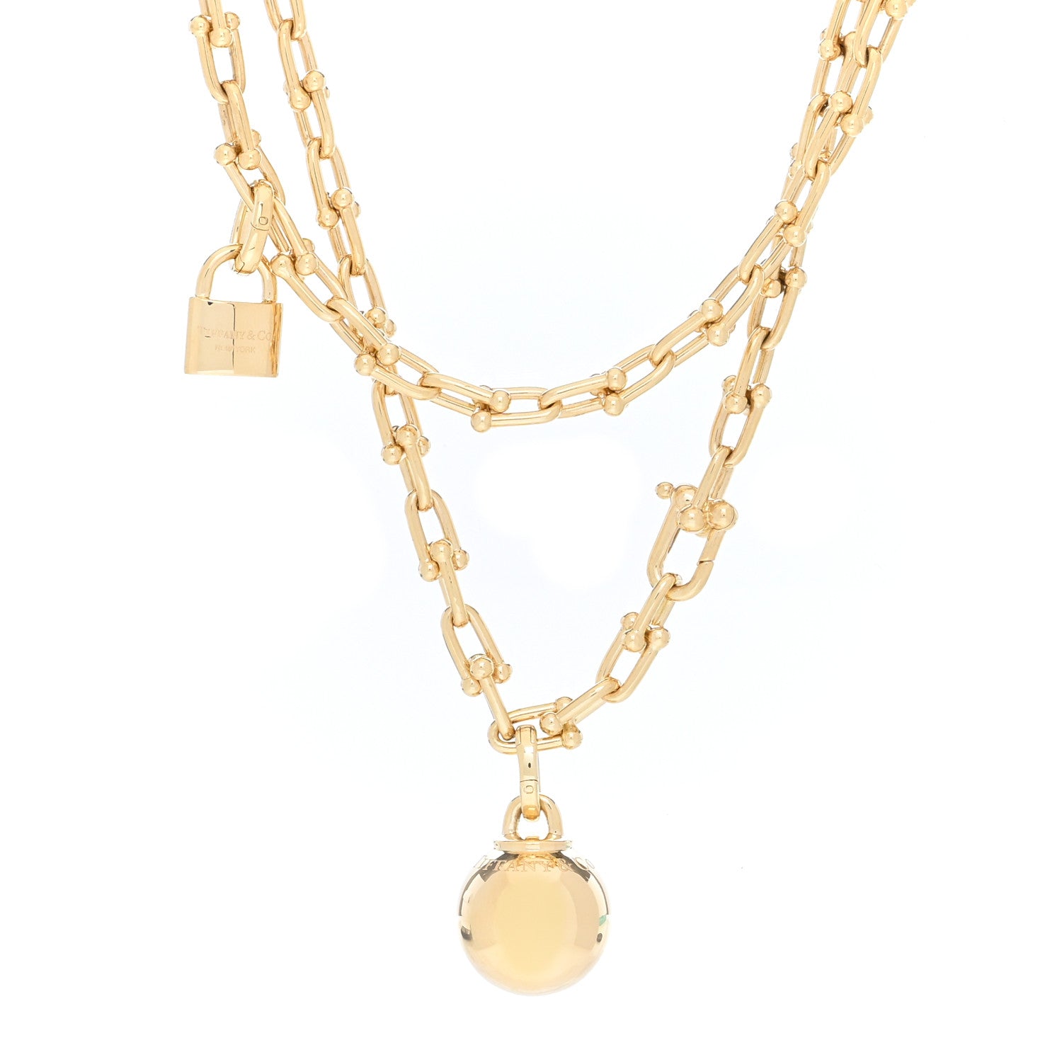 Tiffany 18K Yellow Gold HardWear Wrap Necklace 1 of 4