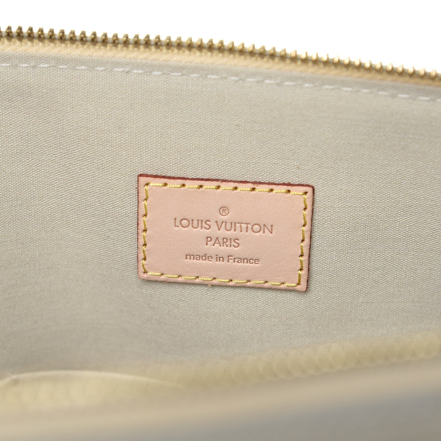Louis Vuitton Vernis Alma MM Blanc Corail 6 of 7