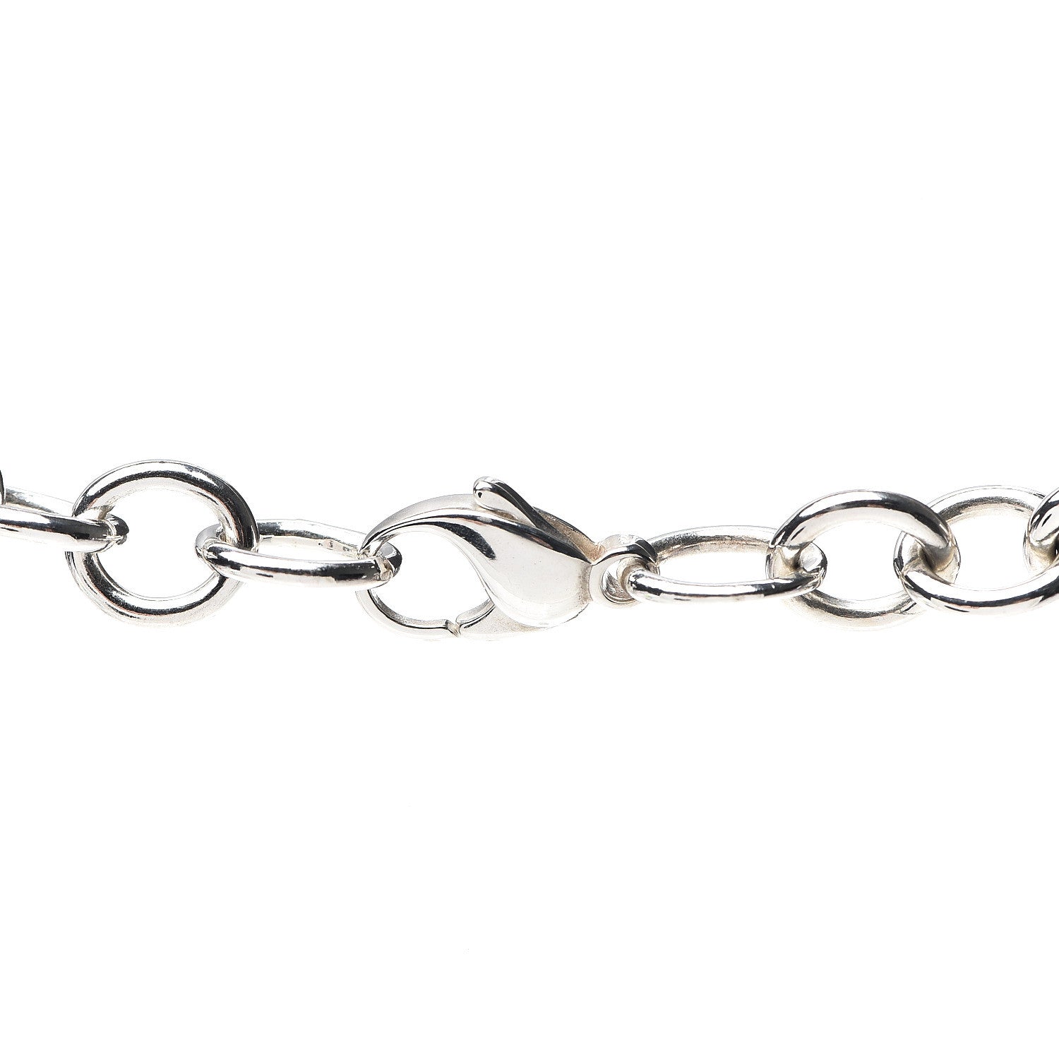 Tiffany Sterling Silver Rubedo Infinity Link Necklace 5 of 5