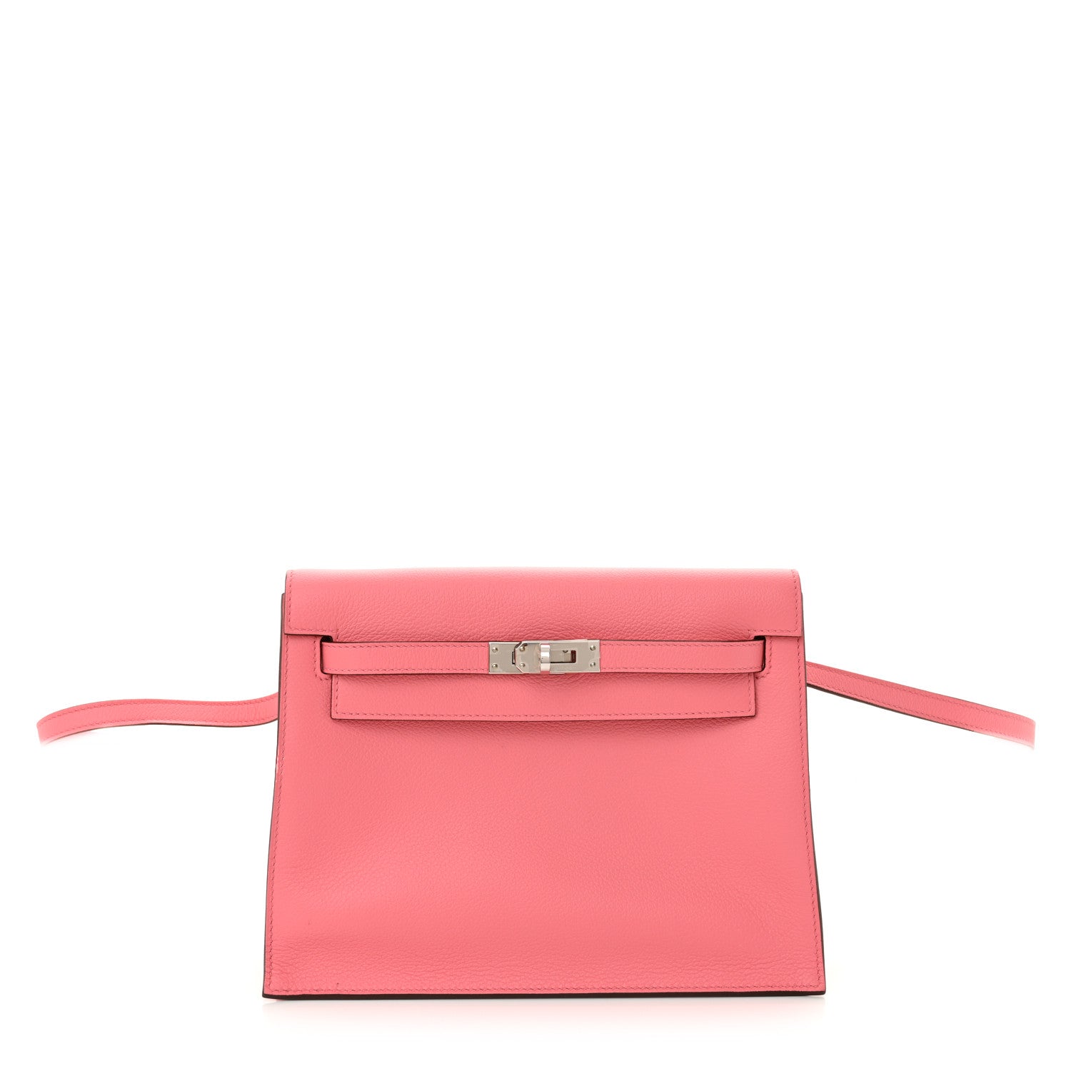 Hermes Evercolor Verso Kelly Danse II Belt Bag Rose D'Ete Vert Cypress 1 of 11