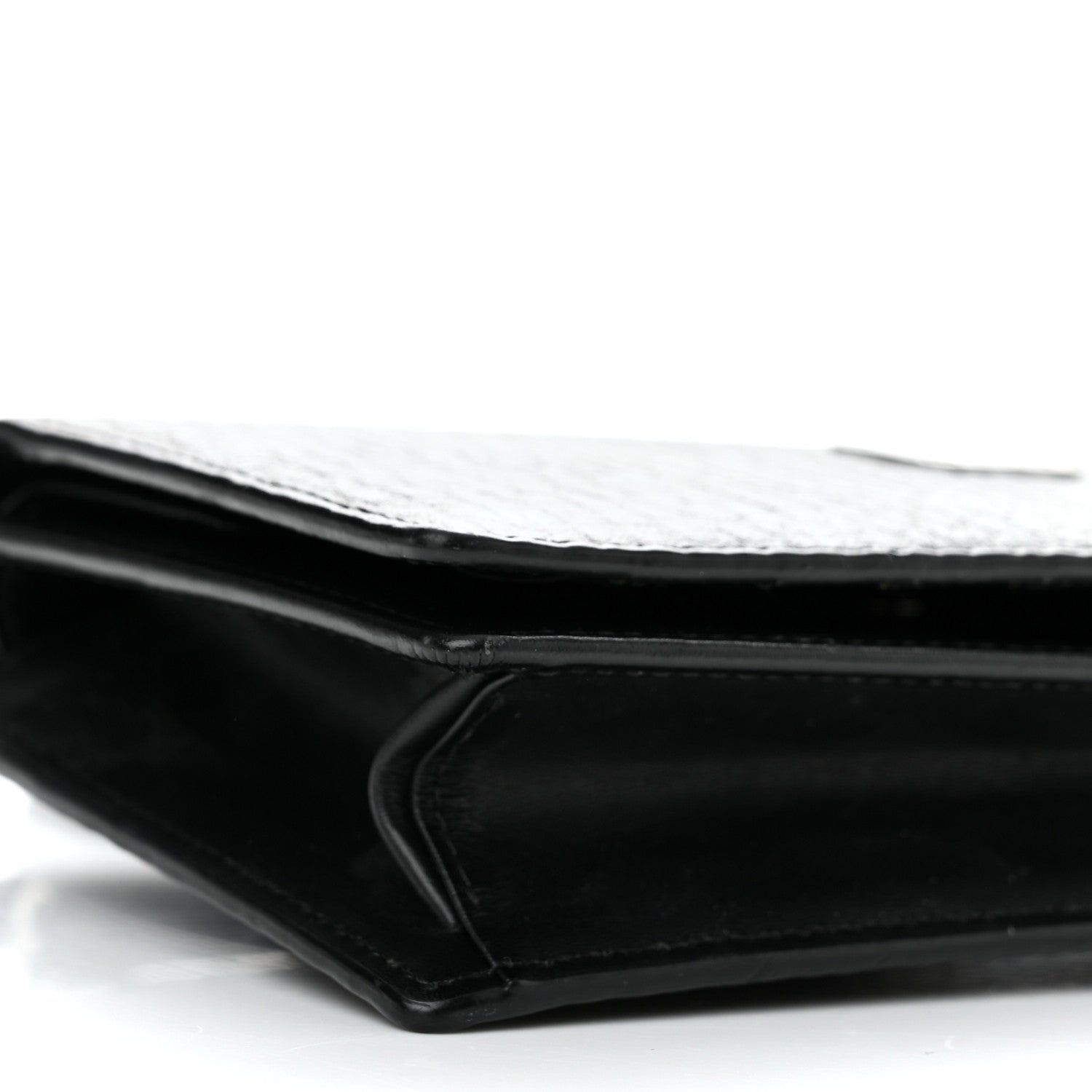 MCM Visetos Chain Wallet Crossbody Black 9 of 17