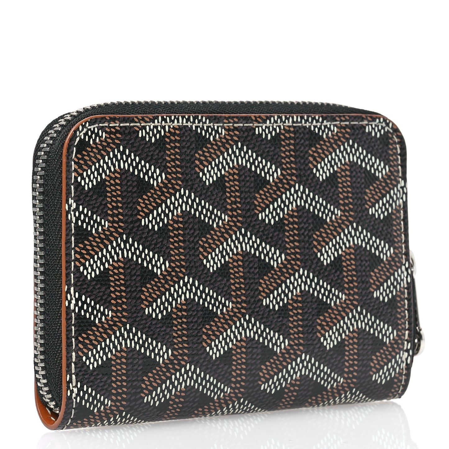 Goyardine Matignon PM Wallet Black Gold