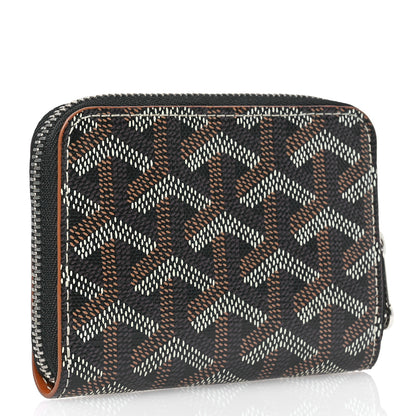 Goyard Goyardine Matignon PM Wallet Black Gold 3 of 8