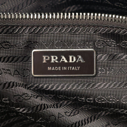 Prada Metallic Saffiano Lux Bowler Pirite 6 of 18