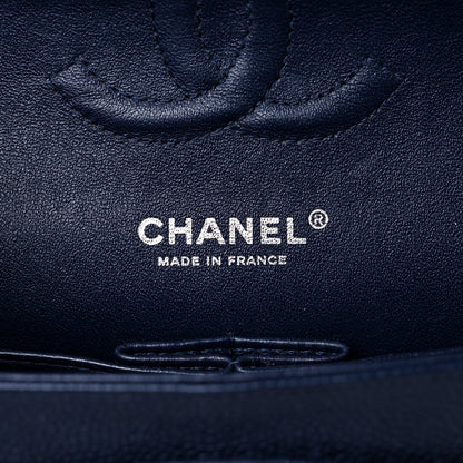 Chanel Caviar Quilted Medium Double Flap Navy 5 of 15