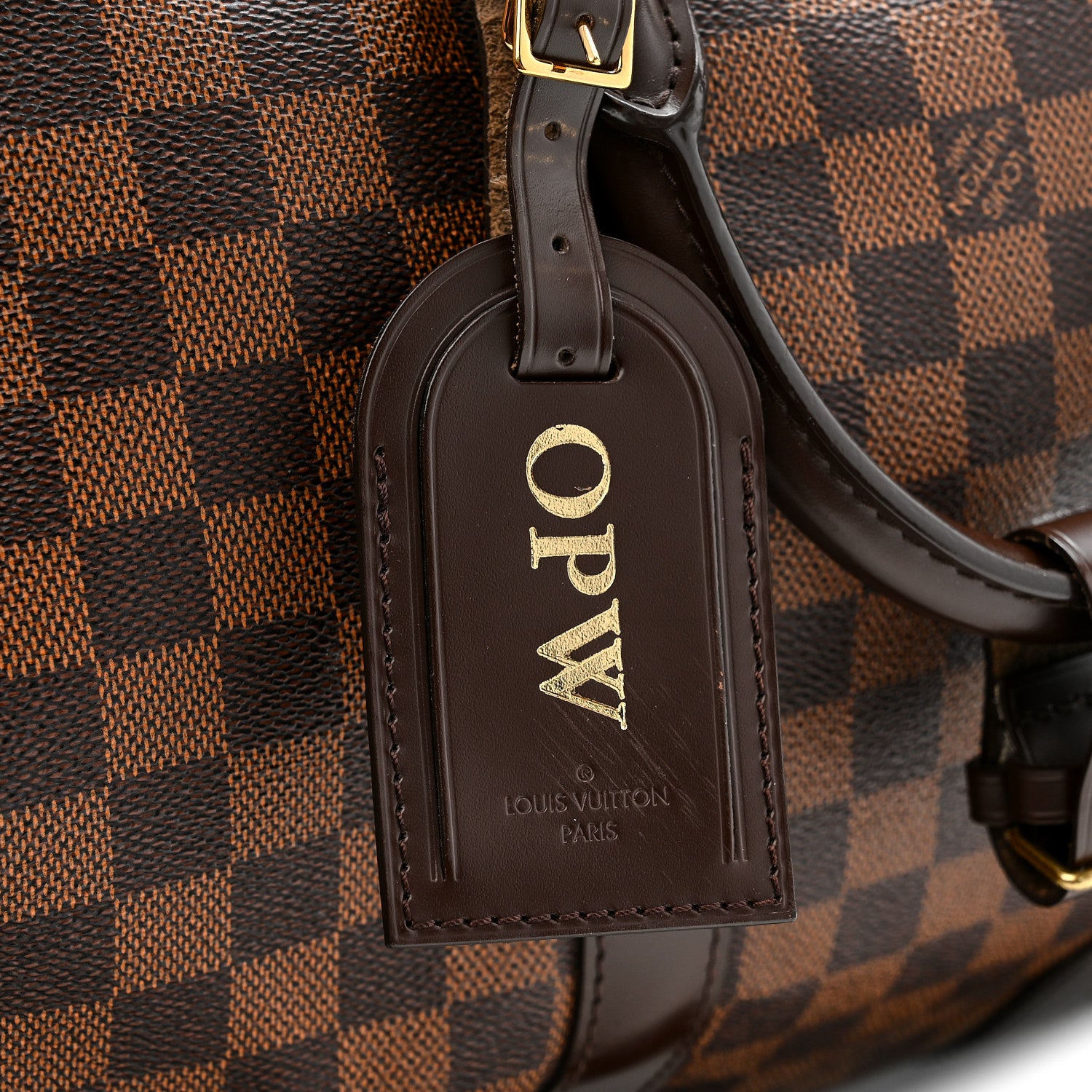 Louis Vuitton Damier Ebene Keepall Bandouliere 45 10 of 10