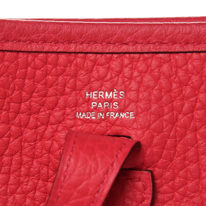 Hermes Taurillon Clemence Evelyne TPM Rose Extreme 6 of 9