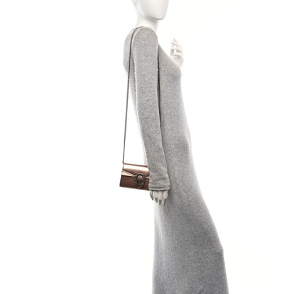 Gucci Metallic Calfskin Super Mini Dionysus Shoulder Bag Rose Gold 2 of 9