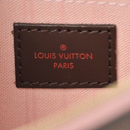 Louis Vuitton Damier Ebene Neverfull MM GM Pochette Rose Ballerine 6 of 8