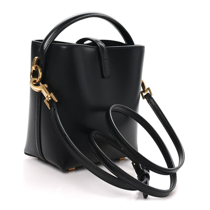 Saint Laurent Shiny Calfskin Le 37 Mini Bucket Bag Black 3 of 9