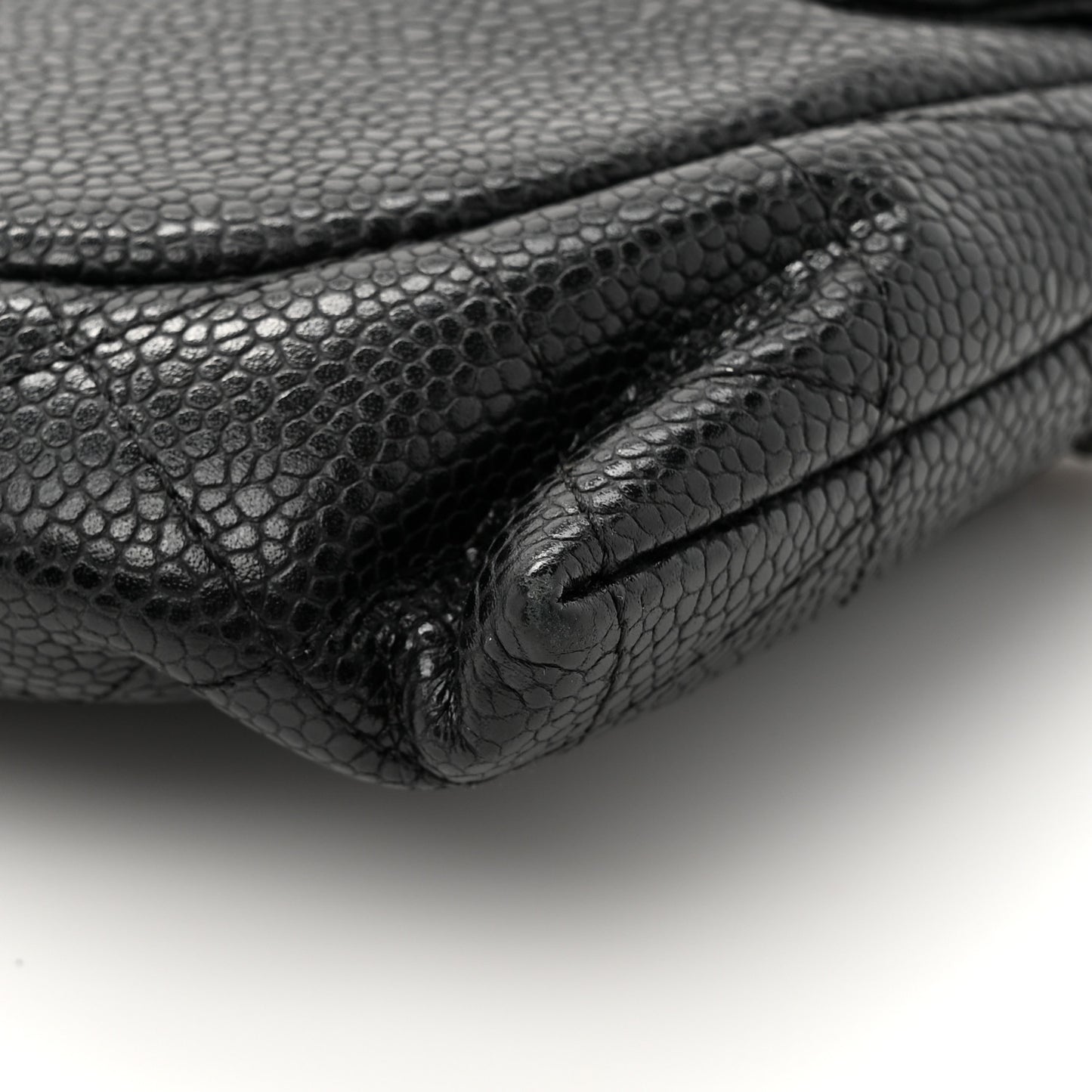 Caviar Half Moon Wallet On Chain WOC Black